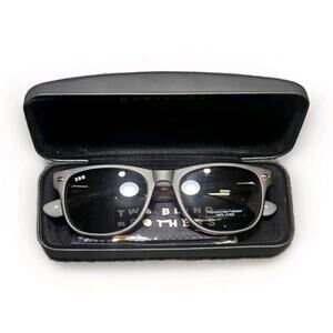 NWOT! Two Blind Brothers THE CAVALIER Square Matte Tortoise Brown Sunglasses